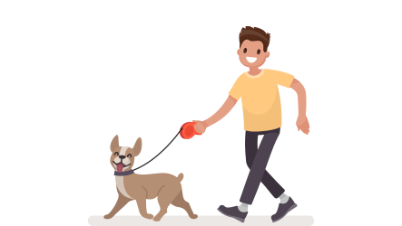 How much time can you spend exercising your dog (including walking, running & playing)?